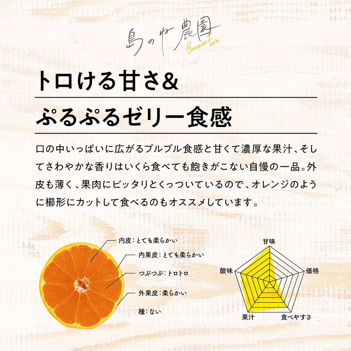 島のねまどんな【愛媛みかん/木成り完熟/サイズ混合/5kg】